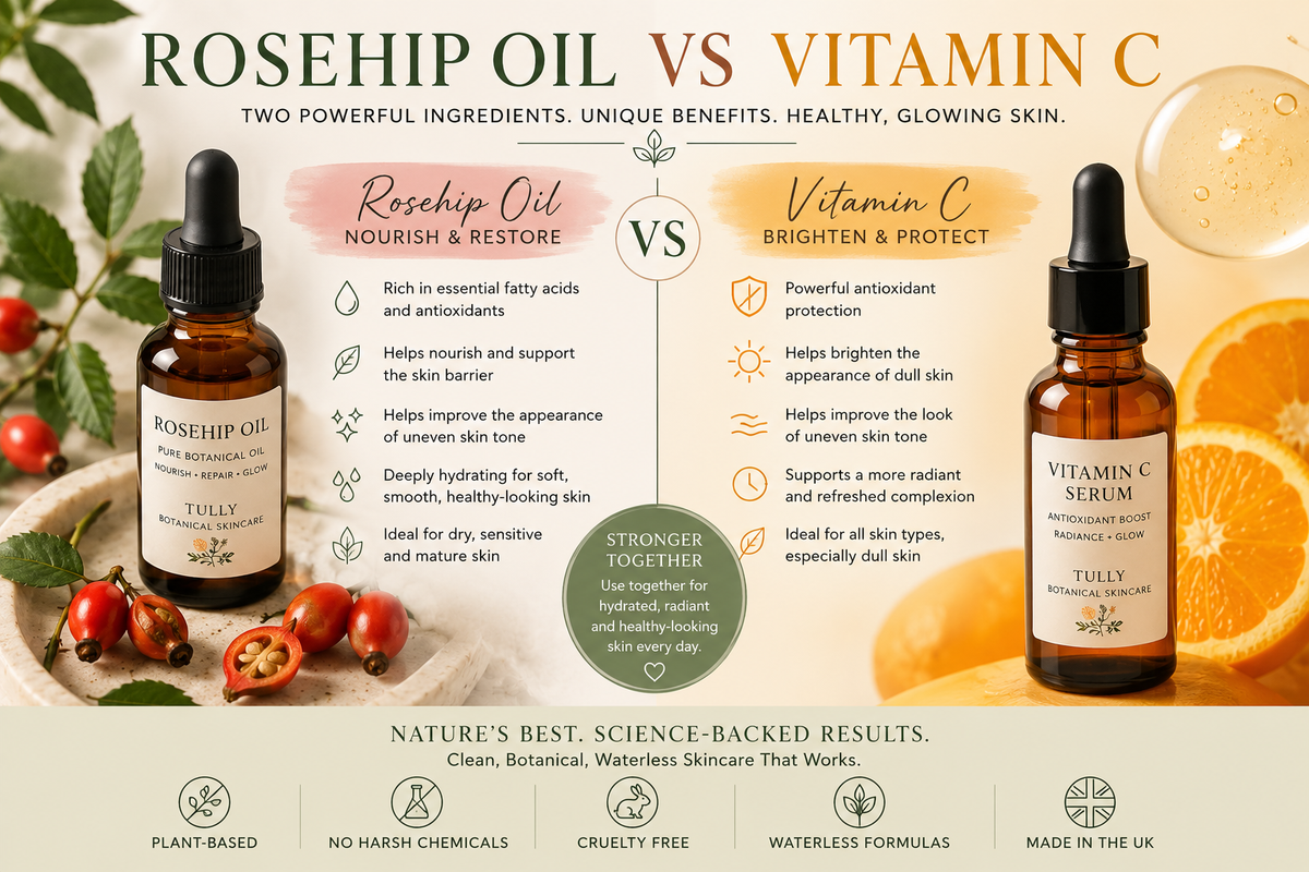 Rosehip Oil vs Vitamin C: Which Is Better for Brighter, Healthier-Looking Skin?